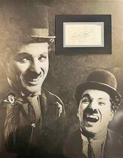 Charlie Chaplin Signed Display ICZ Dave Norman Autograph COA