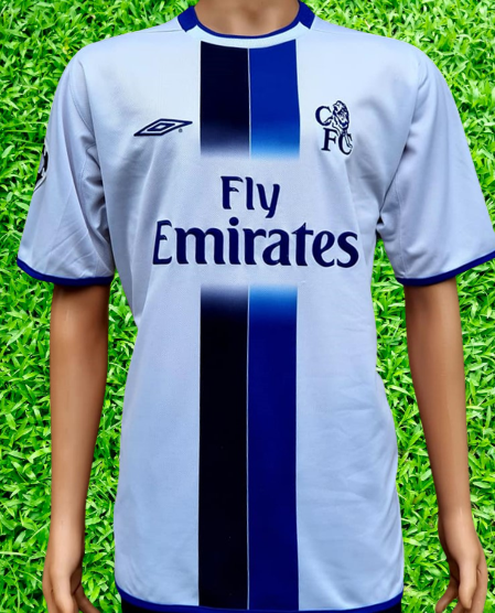 CHELSEA 2004-2005 PREMIER LEAGUE & CUP CHAMPION DROGBA 15 JERSEY