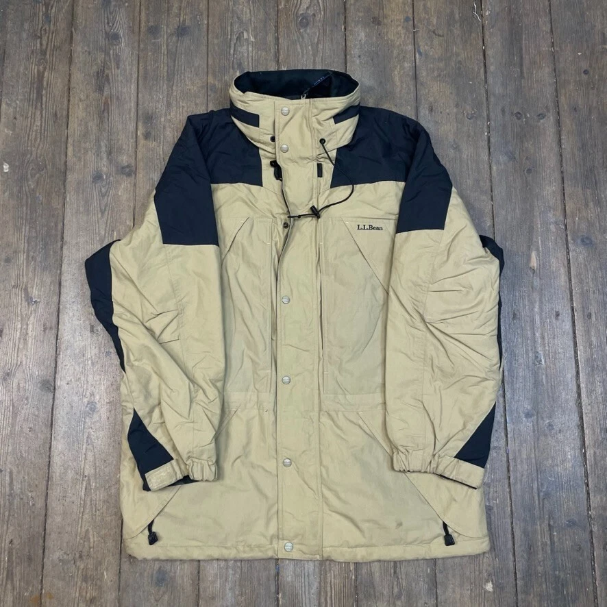 Ll bean full top length down coat