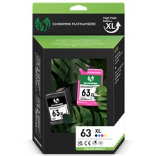 63XL Ink Cartridge Lot for HP 63 XL OfficeJet 3830 4650 4655 ENVY 4512 4516 4520