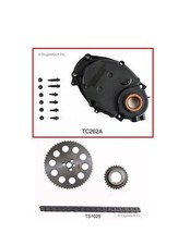 Enginetech Chevy 262 4.3L Plastic Timing Cover w/o Sensor Hole 96-04 Timing Set