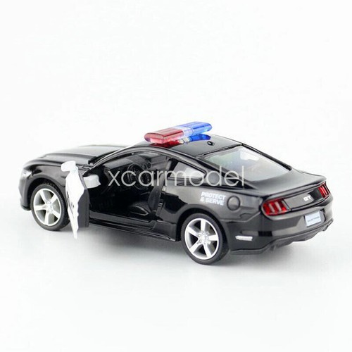 Ford Mustang GT Polizeiauto Spielzeug Maßstab 1:36 Diecast Pull Back Spielzeugauto Jungen Spielzeug - Bild 5 von 24