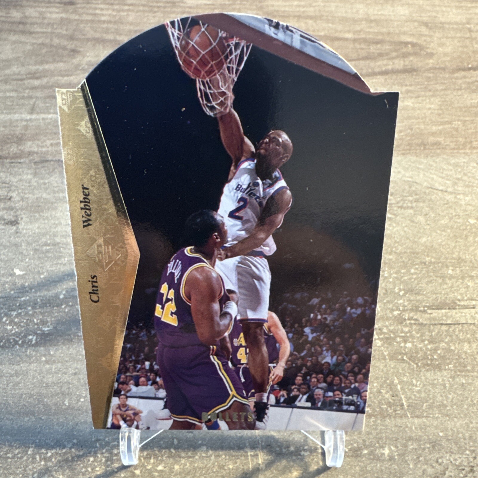 1994-95 Chris Webber Upper Deck SP #D161 Die Cut card Free S&H