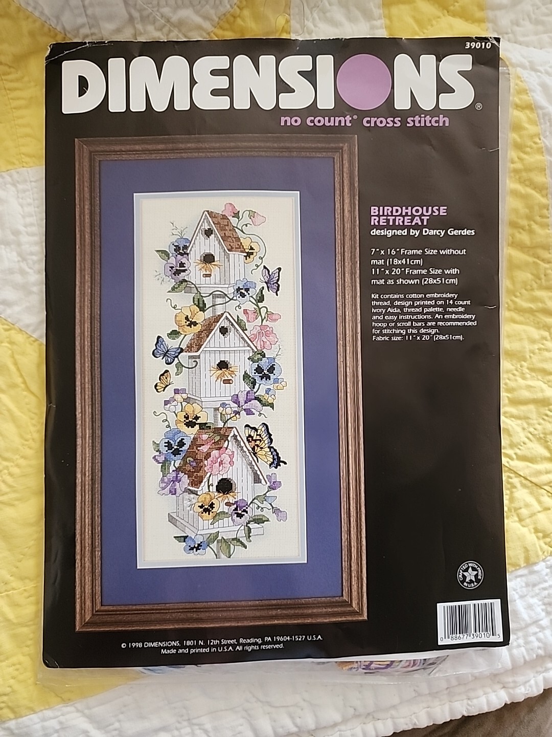 Dimensions Kit 1998 Bird House No 39010 New