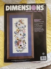 Birdhouse Retreat Cross Stitch Dimensions Kit 1998 Bird House No 39010 NEW