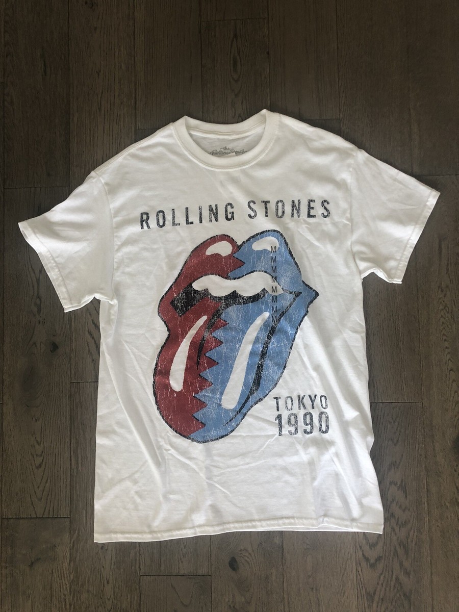 rolling stones t shirt tokyo 1990- NOS- size M-free shipping | eBay