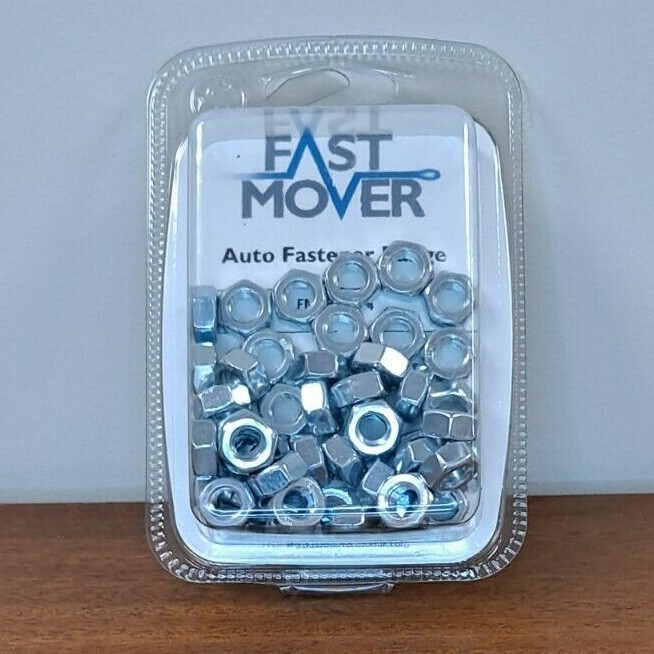 M8 Steel Nuts 50 Pack