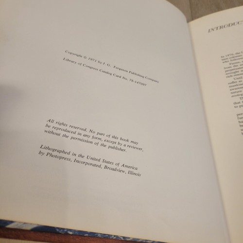 Vtg 4 Mission Leather Bound Books Founders Freedom Ocean World Living Tomorrow - Picture 3 of 16