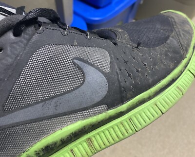 Nike Free Run 3 Mens Size 14 Black Athletic Running Shoes Sneakers