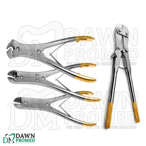 Juego de 4 alicates veterinarios TC Pin & Wire Cutter instrumento ortopédico alemán Gr - Imagen 7 de 7