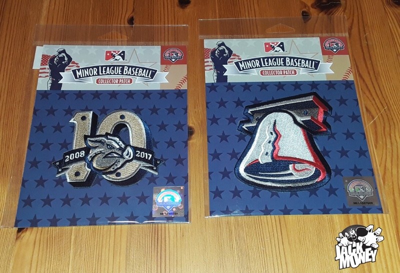 MiLB Lehigh Valley Iron Pigs Patch LOT of TWO, NEW, Packaged Phillies Triple A