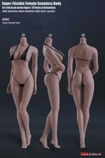 1/6 TBLeague Female Seamless Body Suntan Large Bust S09C w/Steel Skeleton Phicen