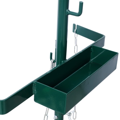Welding Cylinder Hand Truck with 10-inch Solid Rubber Wheels 440lbs Capacity - Picture 4 of 10