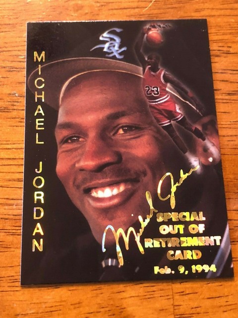 1994 95 Sports Stars Special Out Of Retirement Card Michael Jordan 87 
