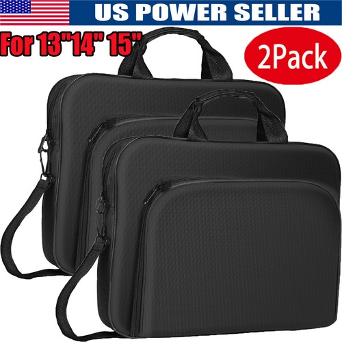 2PCS Laptop Bag Case With Shoulder Strap For 13"14" 15'' inch HP Lenovo