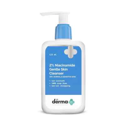 The Derma Co 2% Niacinamide Sanfter Hautreiniger 125 ml Kostenloser Versand weltweit