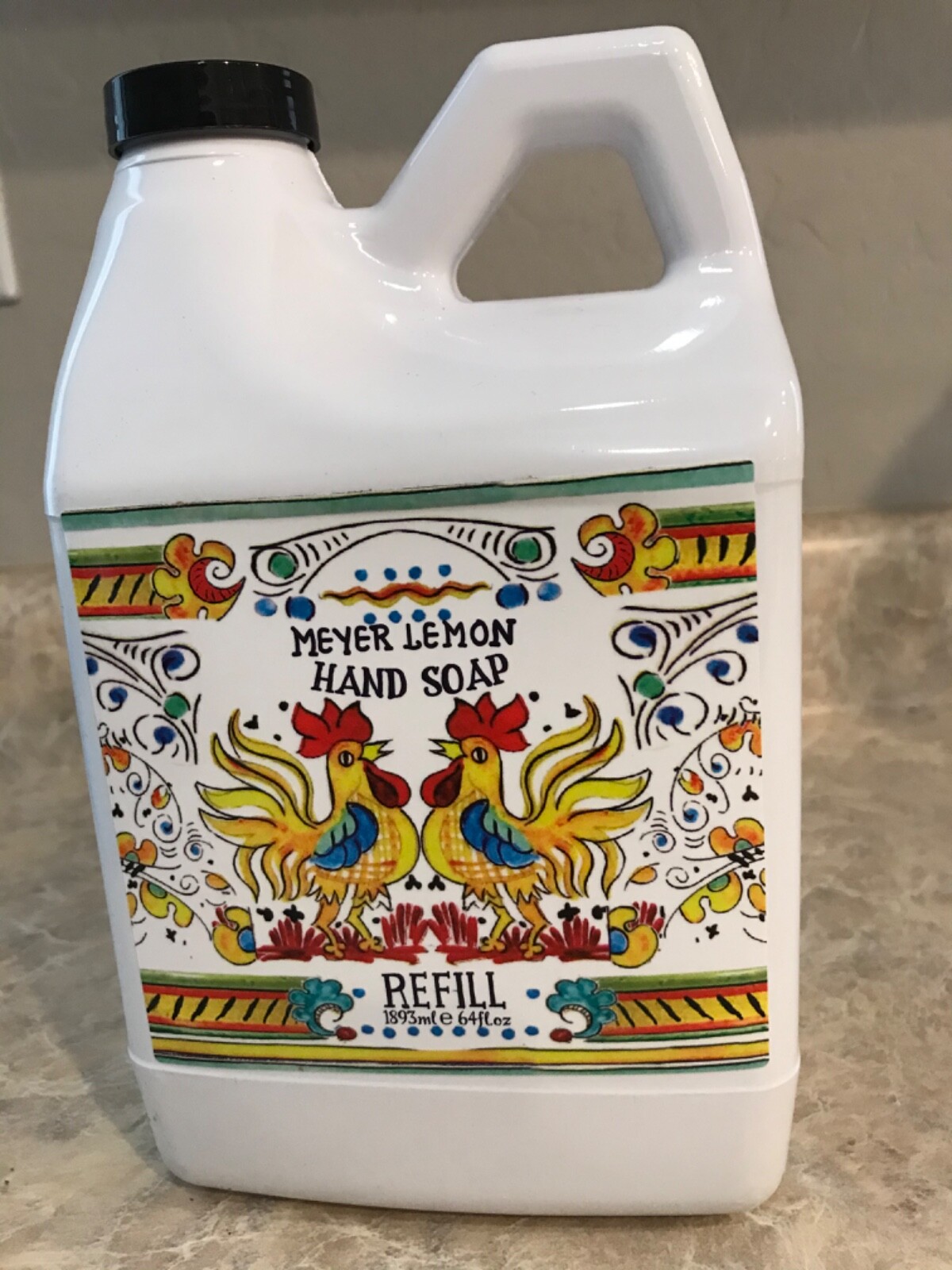 ITALIAN SICILIAN DERUTA Meyer Lemon HAND SOAP REFILL 64oz by La