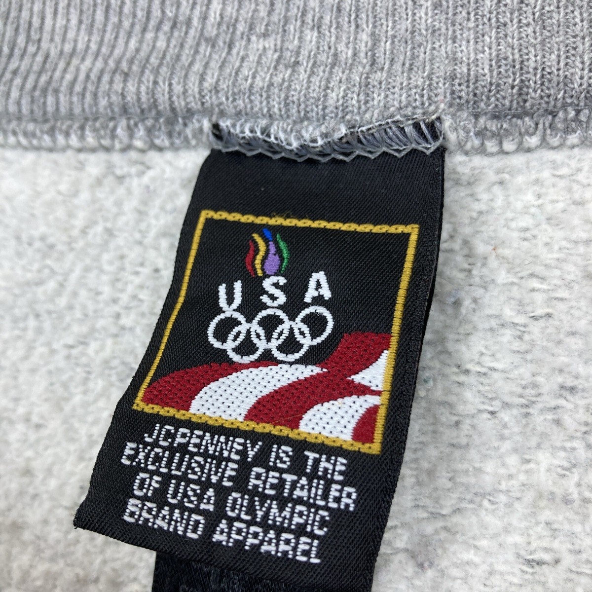 Vintage JC Penney USA Olympics Logo Gray Crewneck Sweatshirt Vintage JC Penney USA Olympics Logo Gray Crewneck Sweatshirt