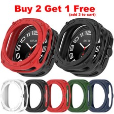 Rugged TPU Bumper Case For Samsung Galaxy Watch Ultra / Ultra 2 Shockproof Cover