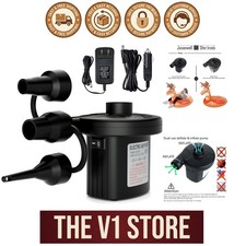 High-Pressure Electric Air Pump - Quick-Fill Inflator for Easy Outdoor Setup