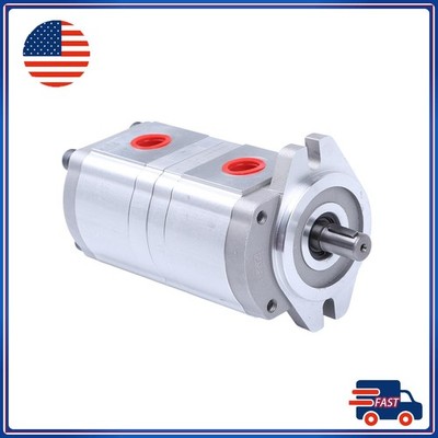 HGP-33A-F6/6R Hydraulic Tandem Double Gear Pump 17.46mmd Shaft Replacement
