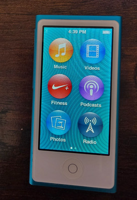 Apple iPod nano 7th Generation Mid 2015 Blue (16GB).  Works great!  FREE ship
