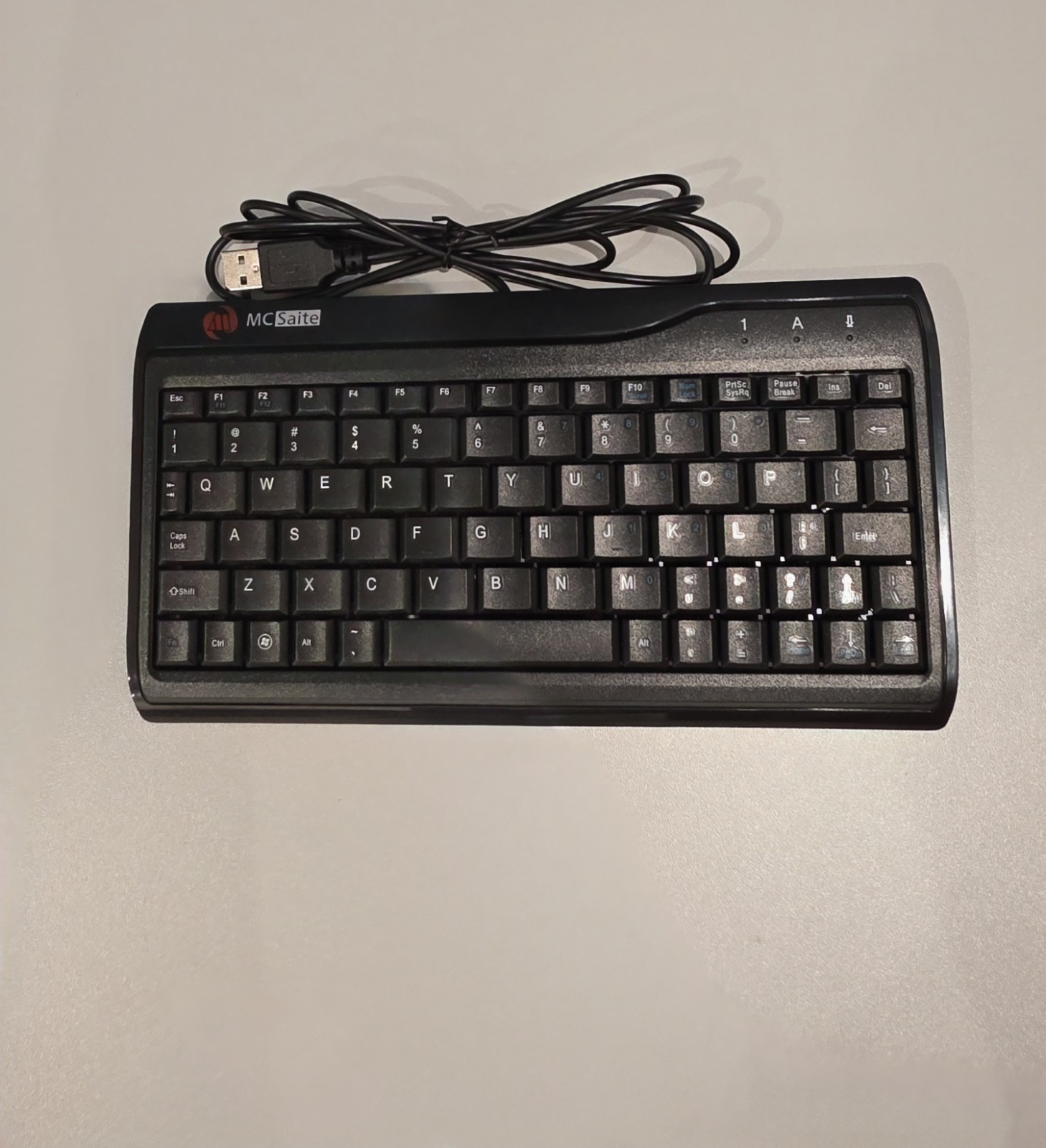 Super Mini Wired Keyboard, MCSaite Full Size 78 Keys Keypad 