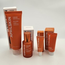 April Skin Carrotene Clarifying Foam Cleanser  Serum 4pc Lot Regular  Travel
