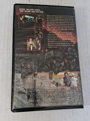 Ben (VHS 1989) Prism Release Rat Horror Michael Jackson RARE OOP