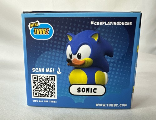 Mini Tubbz Sonic The Hedgehog Action Figure Duck NEW - Picture 3 of 6
