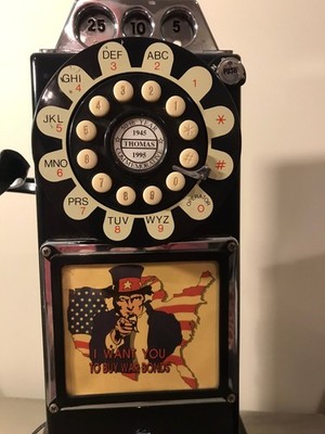 Thomas America Corp. Model 1945 Replica Black Rotary Wall Pay