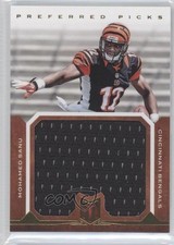 2012 Panini Momentum Preferred Picks Jumbo Materials 15/99 Mohamed Sanu #20 0c2