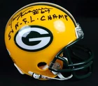 Jerry Kramer Signed Inscribed "5x NFL Champ" Packers Mini Helmet AUTO JSA COA