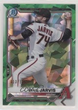 2021 Bowman Sapphire Edition Chrome Prospects Green Refractor Bryce Jarvis a2v