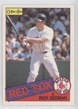 1985 O-Pee-Chee Rich Gedman #18 0a1