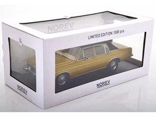Norev 1/18 Opel Diplomat V8 1969 Modelissimo Gold & Matte Black New