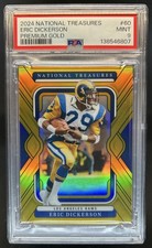 2024 Panini National Treasures Eric Dickerson Premium Gold #/10 Rams PSA 9