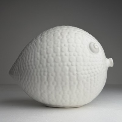 Rare Jonathan Adler Puffer Blow Fish Menagerie Series Ceramic Pottery 7,5''