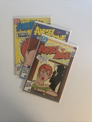 Angel Love #1 2 3 (1986-87) DC Comic Lot - Barbara Slate