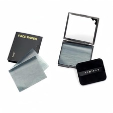 100Pcs Korean Face Blotting Paper for Oily Skin, Mirror  Puff Pad