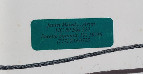 James malady signed print Billy mulligan & Mrs. o'shea having lunch. - Picture 5 of 6