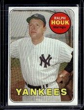 1969 Topps #447 Ralph Houk Manager New York Yankees VG-EX/EX