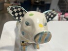 Inspired by McKenzie Childs- Hand Painted Whimsical Ceramic Piggy Bank  — photo 2