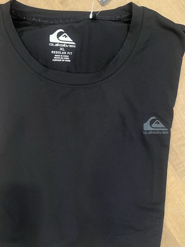 NEW Quiksilver Performance Graphic Tee Black Size XL T-Shirt NWT Logo - Picture 2 of 11