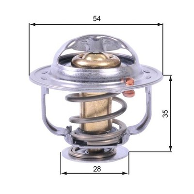 Gates Thermostat, Kühlmittel TH43880G1 für CHEVROLET OPEL