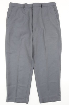 Chums Anzughose Herren grau Polyester Größe 40 im normalen Reißverschluss