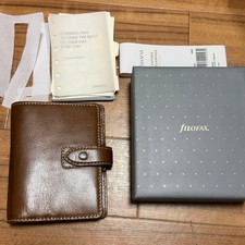 Filofax Malden Ocher Leather Planner 2025 with Extra Refill Pages