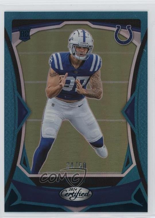 2024 Certified Rookies Teal Mirror /50 Laiatu Latu #111 Rookie RC