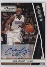 2010-11 Prestige Bonus Shots Black Auto 42/50 Carl Landry #102 Auto 0s5s