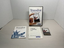 TransBot The Sega Card Sega Master System 1986 Complete